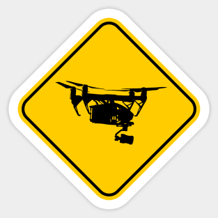 Drone Sign Sticker